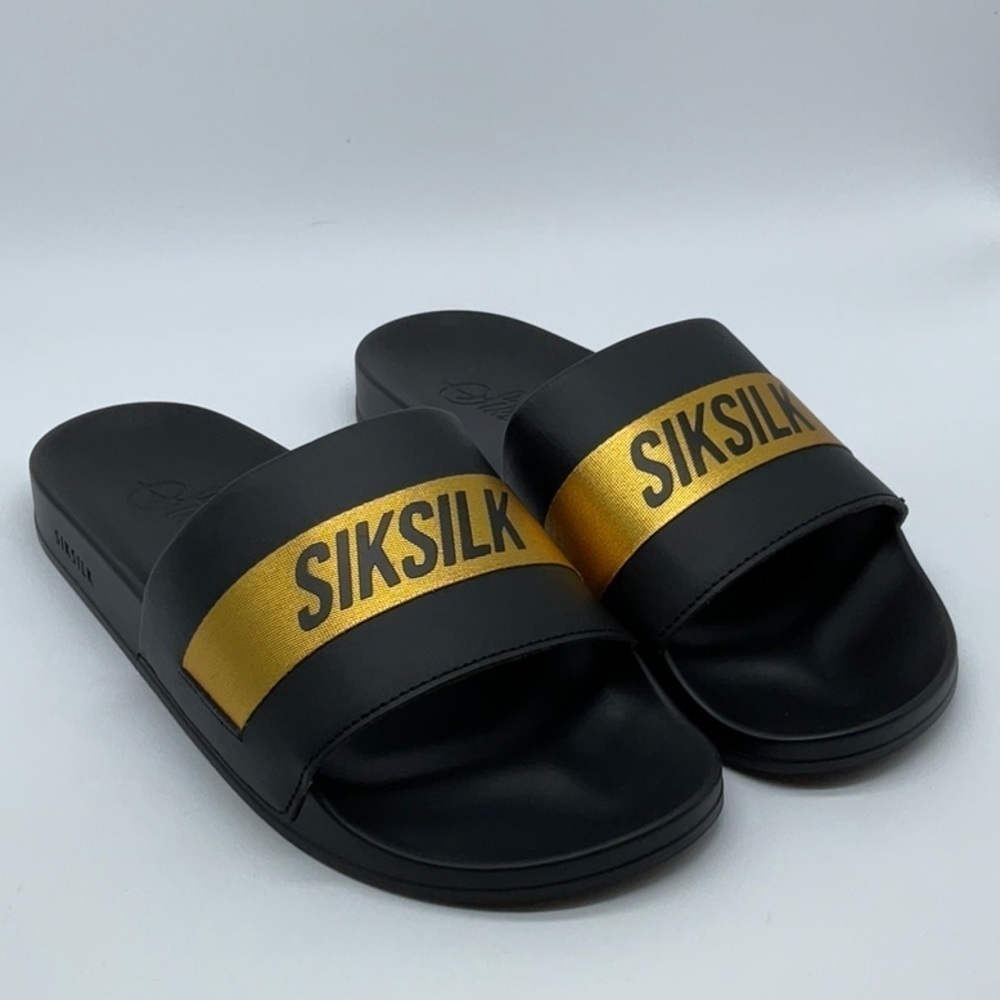 SikSilk Roma Tape Slide. Black/gold